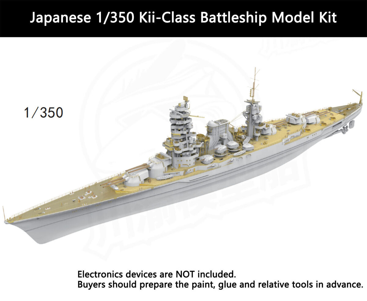 Japanese 1/350 Kii-Class Battleship Model Kit Detail Upgrade Japanese 1/350 Kii-Class Battleship Model Kit Detail Upgrade
