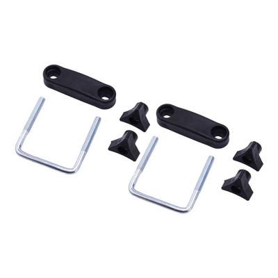 2x Universal Roof Box U-Bolt Clamps Car Van Mounting Fitting Kit A3