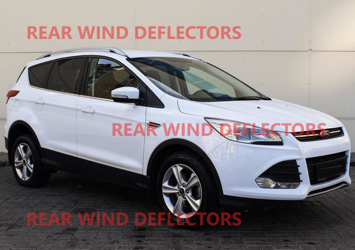 FORD KUGA mk2 5door SUV 2012up REAR set Wind Deflectors HEKO TINTED