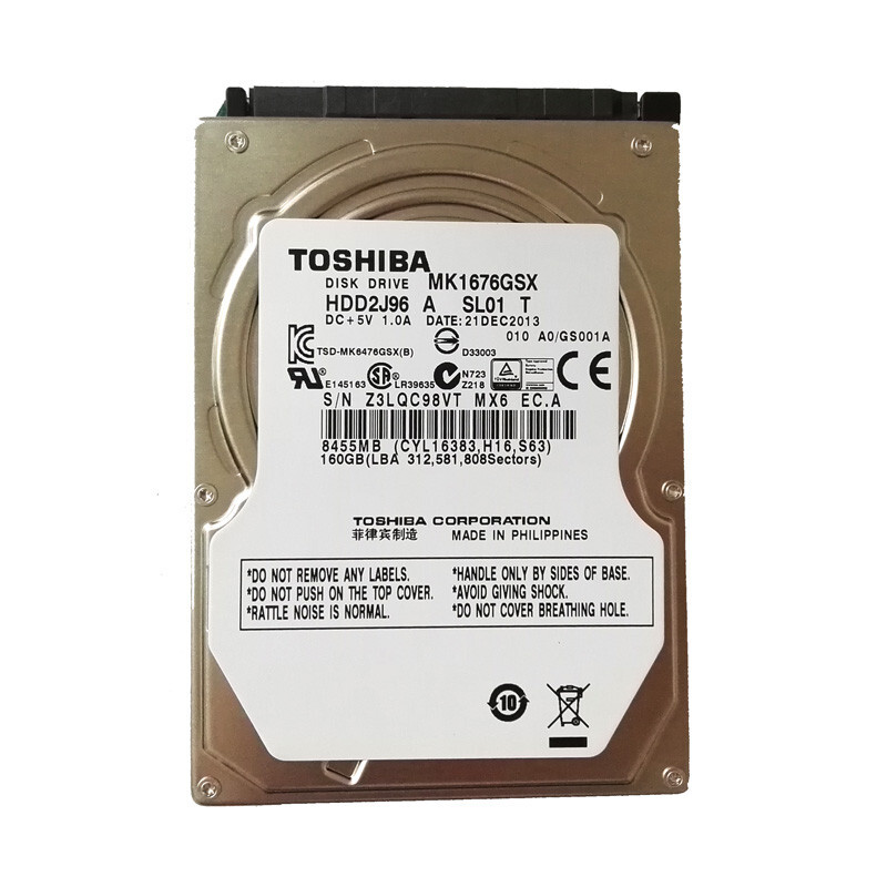 Toshiba 160GB MK1676GSX 5400RPM SATA 2.5 Toshiba 160GB MK1676GSX 5400RPM SATA 2.5