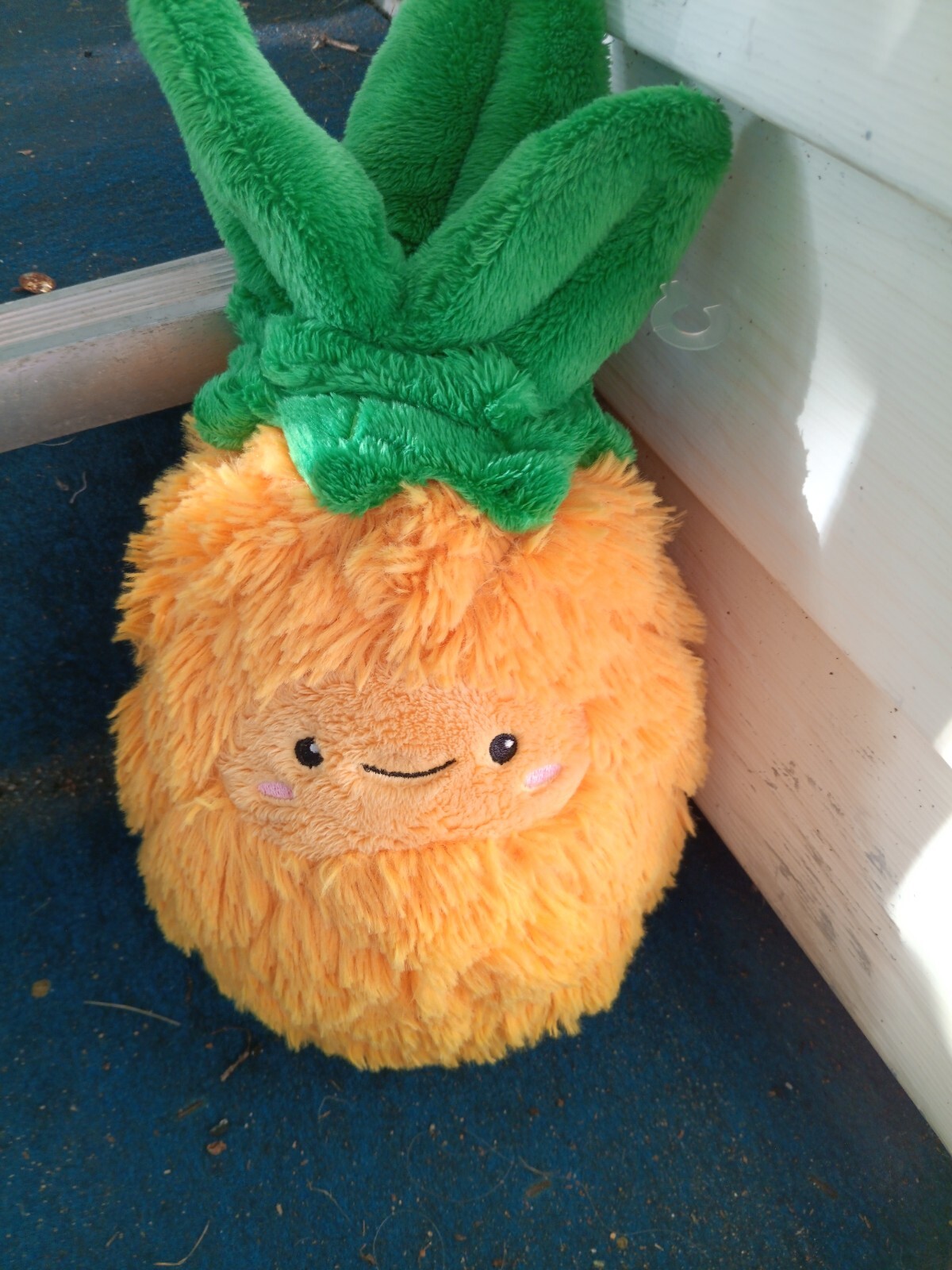 SquishablesYellow Smiley face Plush Pineapple super soft stuffed animal