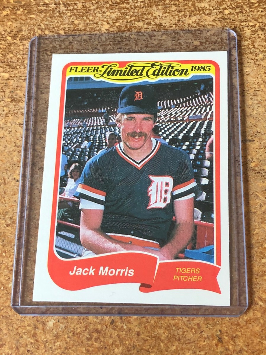 1985 Fleer Limited Edition Baseball # 21 Jack Morris 1985 Fleer Limited Edition Baseball # 21 Jack Morris