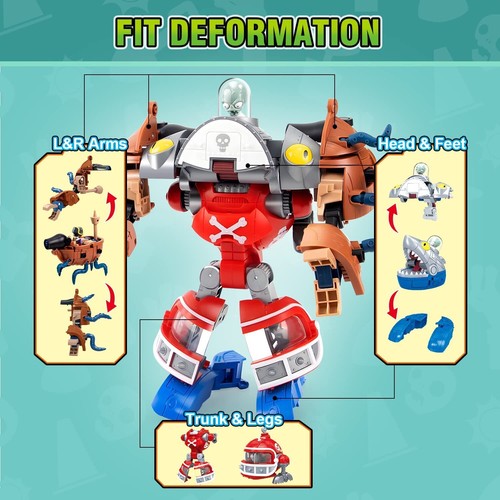 Plants Vs Zombies 3 in 1 Assembly Deformation Toy ZOMBOSS PVZ Action Figure - Picture 5 of 17
