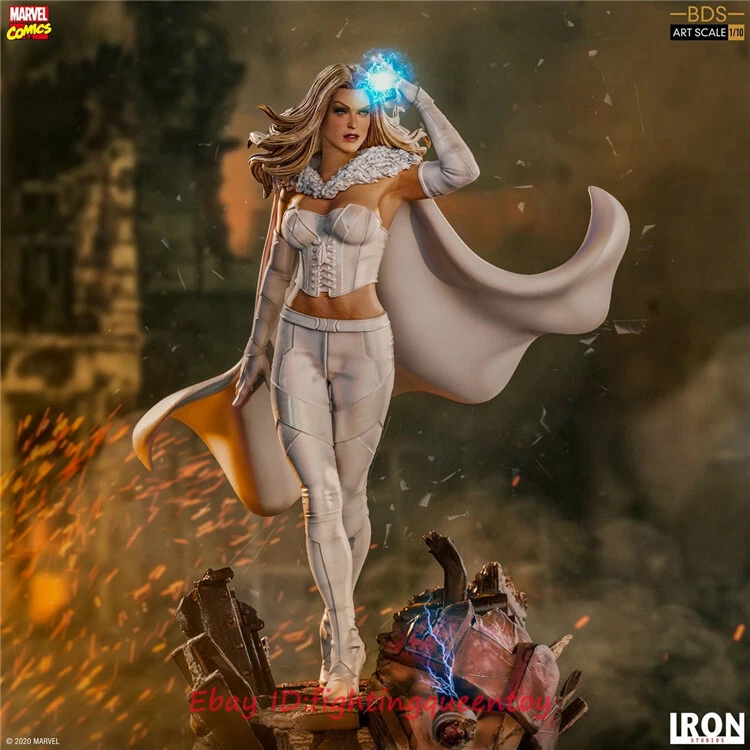Estatua de arte Emma Frost escala 1/10 de Iron Studios 8,2 pulgadas Modelo Alto INSTOCK Foto 4 de 4