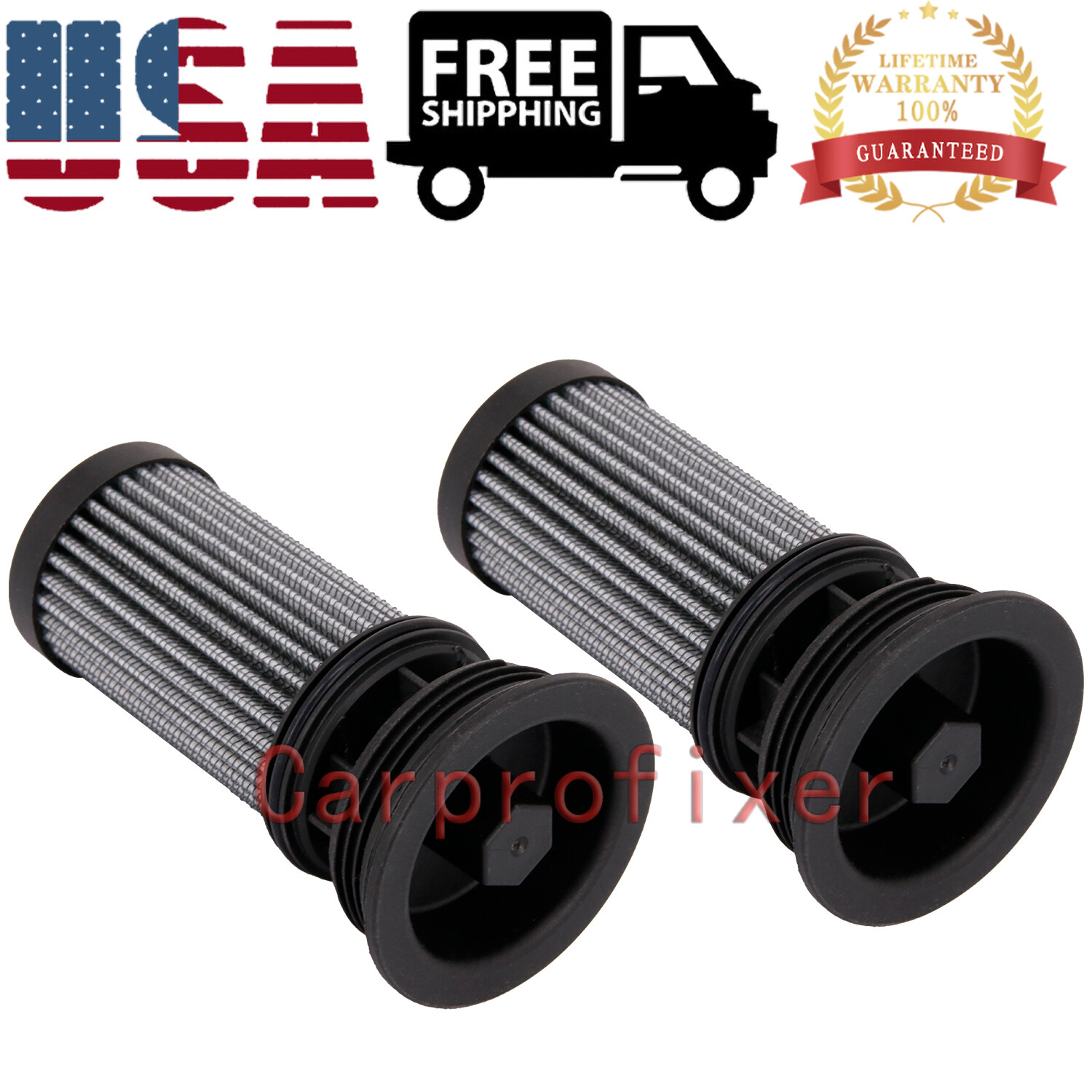 2Pcs Air Filters Element Fits Exmark Toro 116-0164 117-0390 Parker HTE HTJ HTG