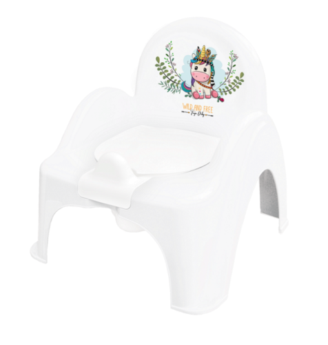 Baby Toddler Toilet Potty Chair With Melodies Training TEGA Wild West Unicorn - Picture 1 of 1