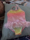 Infant Girls Size 3-6 Months Wonder Nation Tutu One Piece Swim Suit