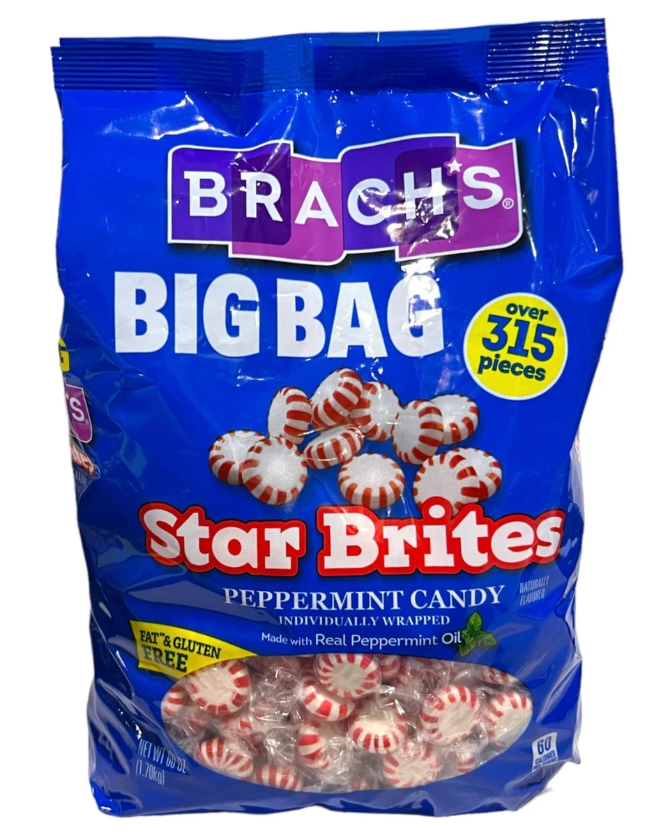 Brach's Star Brites Mints Peppermint Candy BIG BAG 60 oz Brachs