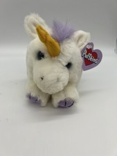 Vintage Puffkins "Magic" 1994 Unicorn by Swibco Company 5" Plush NWT