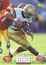 CLASSIC-DRAFT J.J. Stokes RC PATRIOTS JAGUARS 49ERS UCLA Bruins