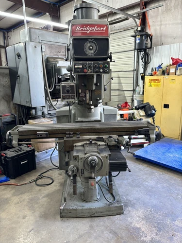 Bridgeport Vertical Milling Machine 4 HP Series II 3 Axis Power Feed 11" x 58"