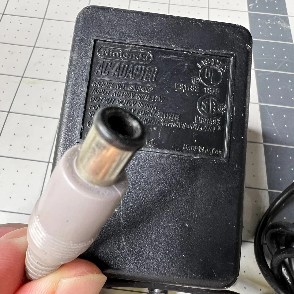 Genuine Authentic Super Nintendo SNES Power Supply AC Adapter Cord SNS-002 OEM🔥 - Image 3 of 4