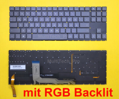 DE Tastatur HP Omen 16-K 16-k0097ng 16-k0773ng Series mit RGB Beleuchtung