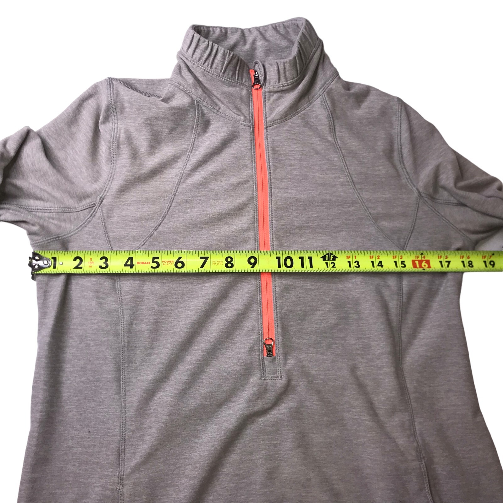LULULEMON Half-Zip Pullover Light Gray Heathered … - image 6
