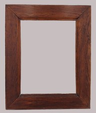 Cadre en chêne massif 1940 Art Déco 56x46 cm - Dim. intérieures : 32x42 cm
