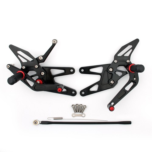 Rearset Rear set for Yamaha YZF 600 R6 2003-2005 Black - Picture 4 of 7