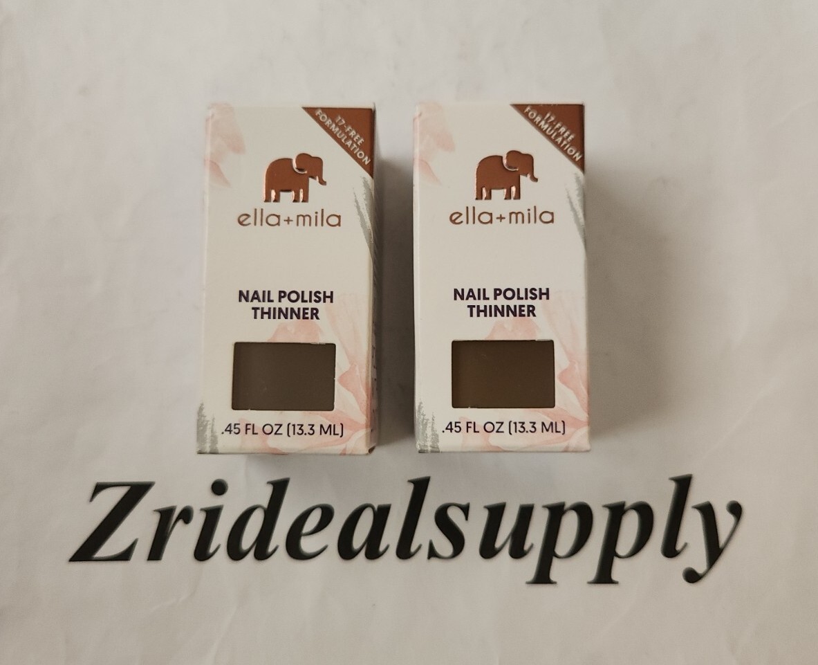 ella+mila Nail Polish Thinner 0.45 oz Pack Of 2 eBay