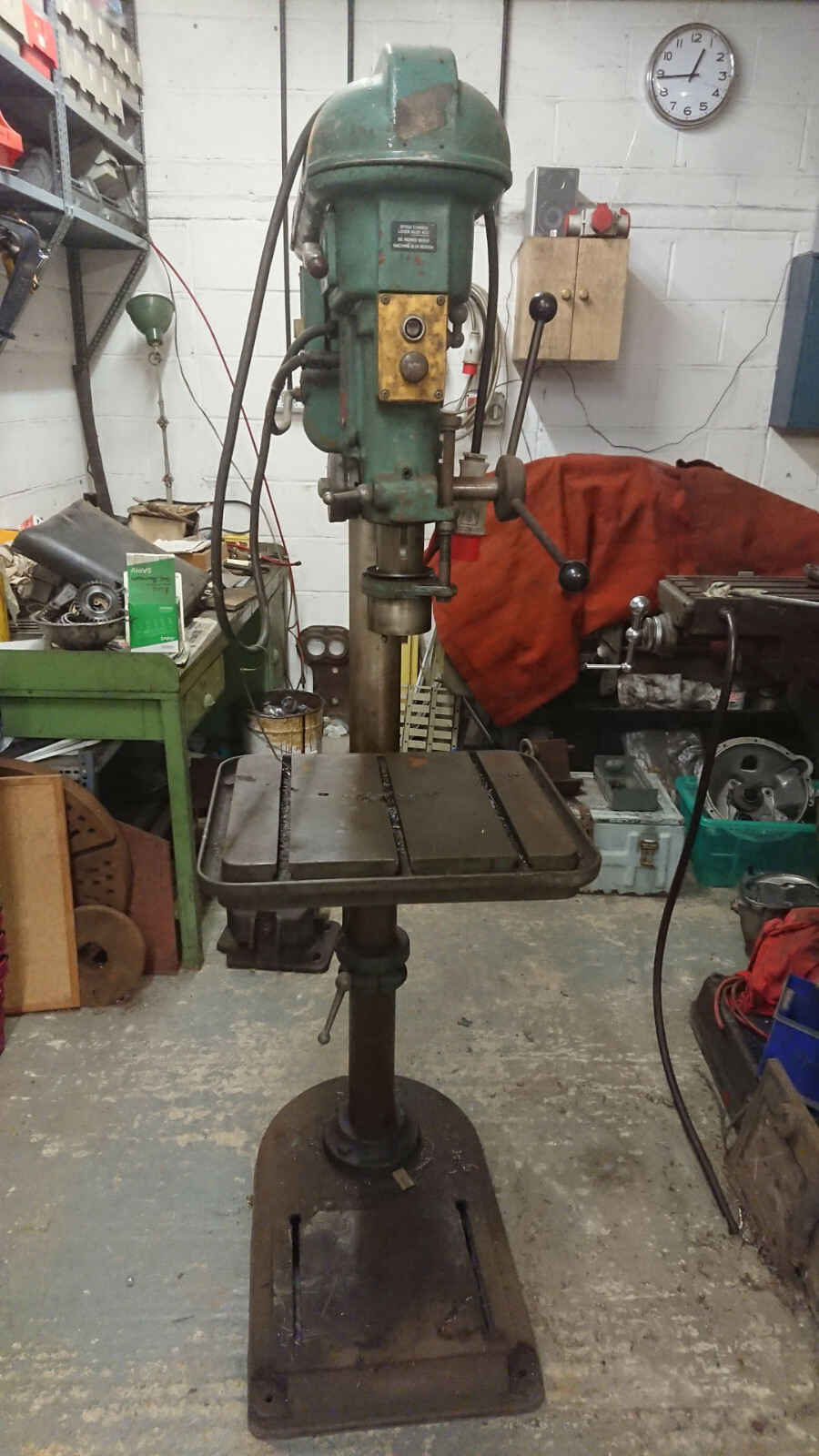 Fobco 10/8 Pillar Drill 3ph | eBay