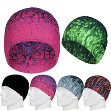 Winter Warm Skull Cap Running Cycling Ski Helmet Liner Beanie Hat for Men Women