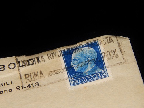 Vintage Cover, MILAN, ITALY, 1933, Illustrated Manufacturing Co,To Fort Wayne,IN - Picture 3 of 5