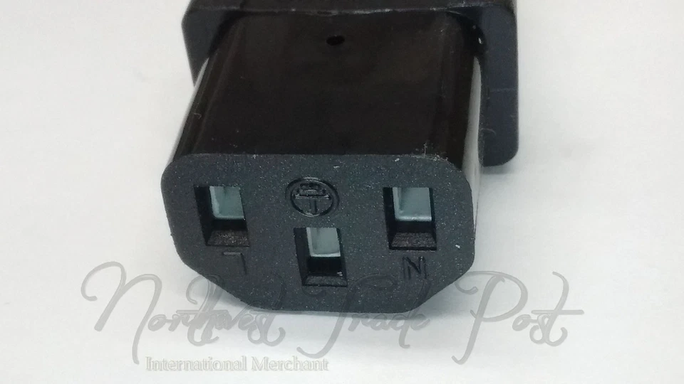 Cable puente adaptador de alimentación de CA de 3 pies de repuesto para fumador eléctrico Bradley Foto 3 de 4