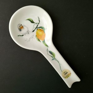 Ceramica Cuore ~ BIRD & LIMONE / LEMON ~ Spoon Rest ~ Made ...