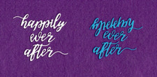 HAPPILY EVER AFTER  3 WEDDING die cuts scrapbook cards