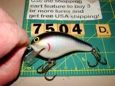 V7504 D BAGLEY BALSA B SQUARE BILL COOL COLOR FISHING LURE