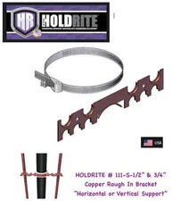 HOLDRITE 111-S-1/2 3/4" Copper Pipe Support Kit . USA . Quantity Price Available