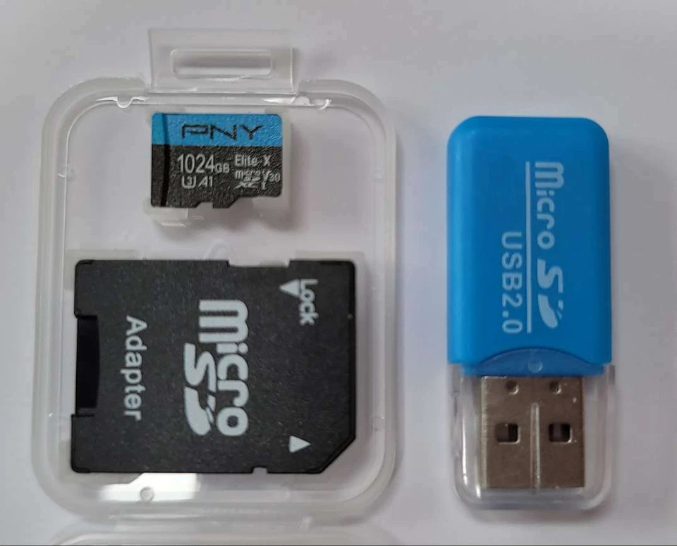 PNY high speed U3 Elite - X Class10, 1024GB MicroSDXC Card+Card reader,Brand New - Image 2 of 2