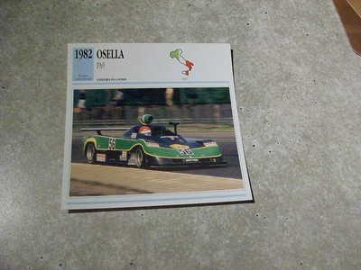 OSELLA PA9 STECKKARTEN