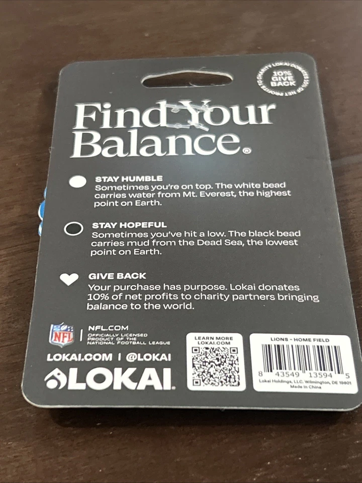 Large Detroit Lions LOKAI BRACELET Brand New - Image 4 of 4