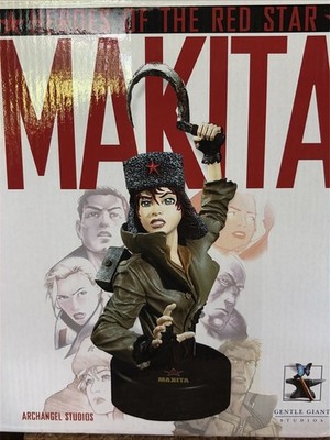 Makita heroes of the red star mini bust, 2002 Figure Archangel Studios.