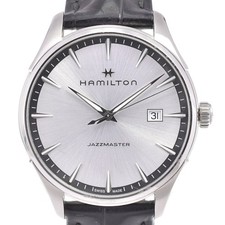 sconto orologio uomo HAMILTON Jazz master H324510 data quadrante argento O#143617