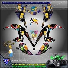 KAWASAKI KFX 450 450R Graphics kit 2008 2009 2010 to 2014 decals stickers atv