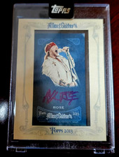 2013 Topps Allen & Ginter Axl Rose Framed Mini Autograph Guns N' Roses SEALED