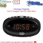 Orologio Digitale Con 2 Sveglie Trevi EC 880 Nero
