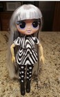 LOL Surprise OMG GROOVY BABE Doll Black White Zebra Print Outfit  9" — photo 2