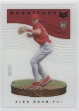 2021 Panini Chronicles Magnitude Purple 18/25 Alec Bohm #35 bp9