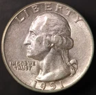 1951 WASHINGTON QUARTER | FRESH FROM A COLLECTION |LOT BB-769