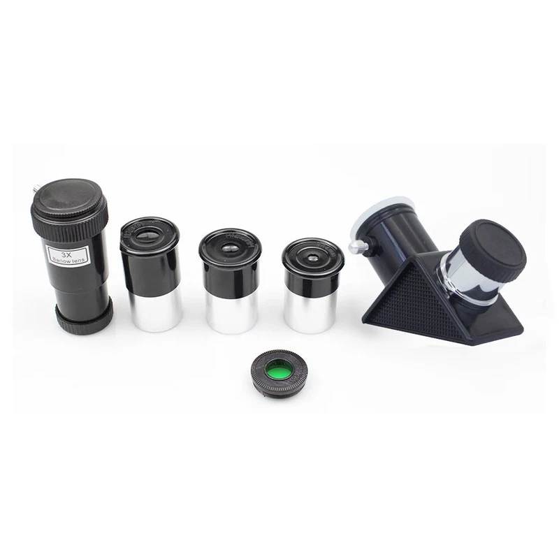 0.965 inch telescope accessory kit with three eyepieces and Barlow lens