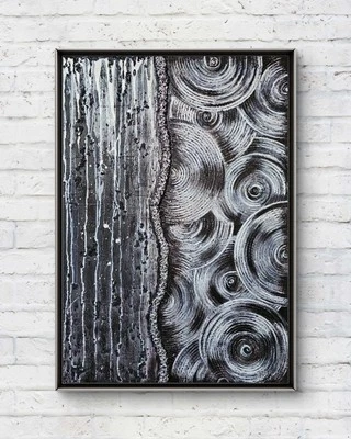 ☆ORIGINAL☆Bild 70x100cm Abstrakte Kunst Handgemalt Unikat ( Ohne Rahmen) - Bild 1 von 4