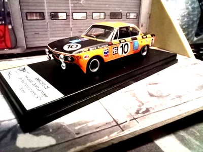 TROFEU / SCALA43 BMW 2800 CS CSI Coupe 24h Spa Alpina 1971 #10 Lauda Larrous Bilstein Trofeu 1:43