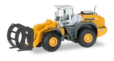 306843 – Radlader L580, Loghandler mit Greifer, Liebherr Baustellen Fahrzeug,...