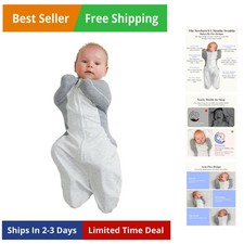 Newborn Swaddle, Swaddles for Newborn 0-1 3.8-6lb, Arms Up Swaddle 0-1 with...