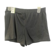 Wonder Nation Girls Black Soot Pull On Shorts XL 14-16 Shrink Resistant Cotton