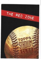 D 1994 Stadium Club Baseball Infocard The Red Zone #3 of 7 NRMT