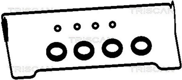 Dichtungssatz Zylinderkopfhaube Triscan 515-7597 FüR Toyota Avensis Carina 6 16V-image