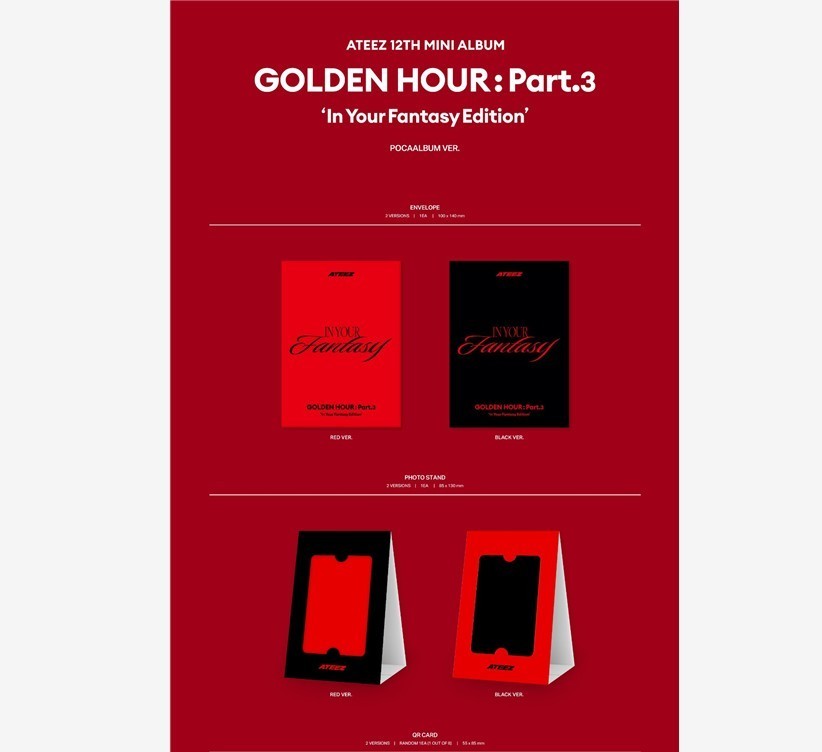 ATEEZ アチズ GOLDEN HOUR Part.3 POCA ALBUM ATEEZ - GOLDEN HOUR Part 3 (POCAALBUM VER.)