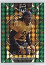 2023 Panini Mosaic Rookies Green Mosaic Prizm Joey Porter Jr #335 0j7s